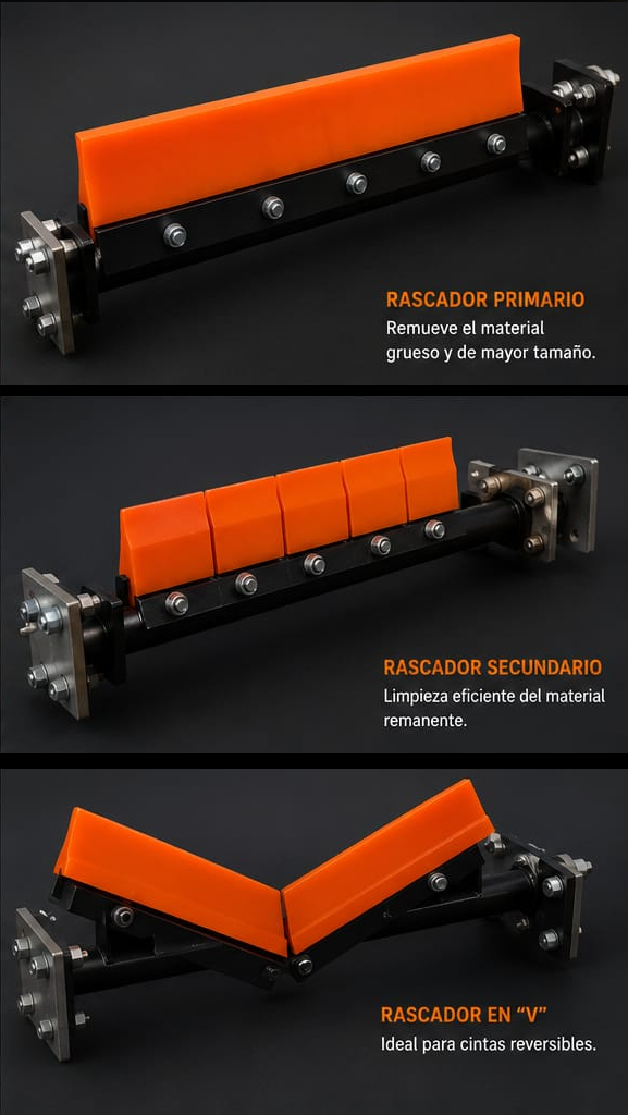 Rascadores en PU para Mineria